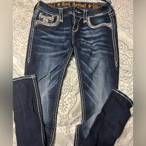 Rock Revival women’s skinny jeans size 28 length 32